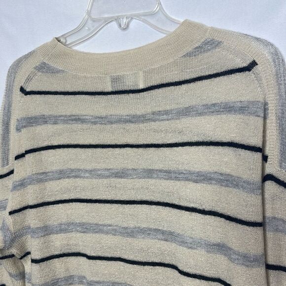 Aritzia Wilfred Free Wool Mohair Blend Striped Sweater. Size Medium. - Picture 4 of 7